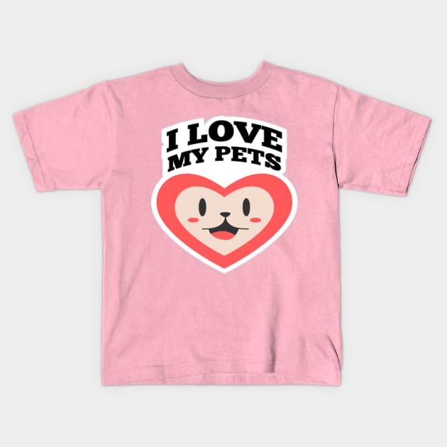 Pets Lover Kids T-Shirt by This is store